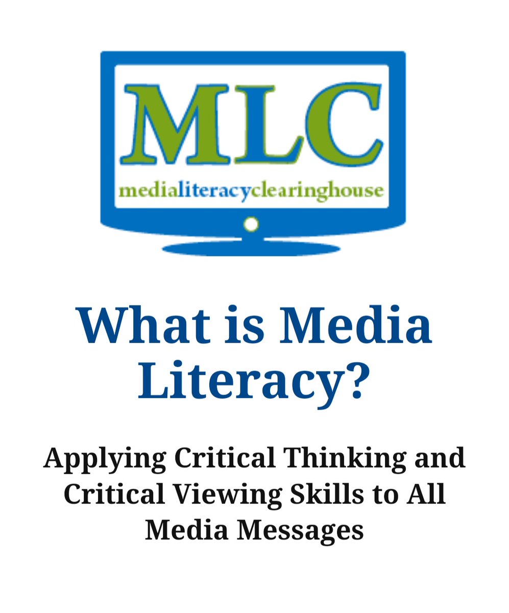 This is my website which for years has clearly defined what #medialiteracy IS. AND this is also for those MAGA conservatives who are now targeting media literacy for (erroneously) indoctrinating our kids.