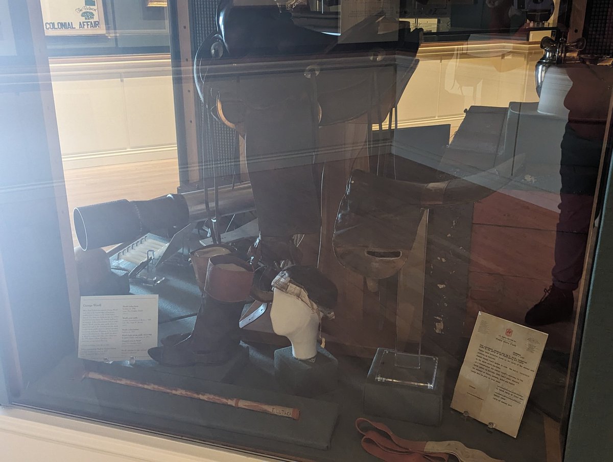 ABSportsHall's tweet photo. We were excited to see many of  Honoured Member George Woolf's artifacts on display at the @nmrhof today. https://t.co/DoO5tGXV00