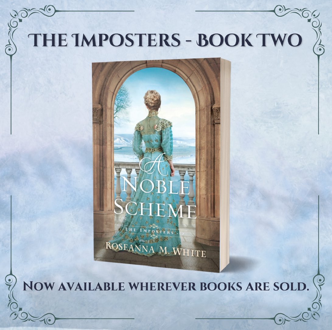 It's RELEASE DAY! Join @roseannamwhite in celebration of A Noble Scheme! Enter the giveaway and join the fun here: bit.ly/4a2TC2u 
#ANobleScheme #TheImposters #amreading <a href="/RoseannaMWhite/">Roseanna White</a> <a href="/bethany_house/">Bethany House Publishers</a>