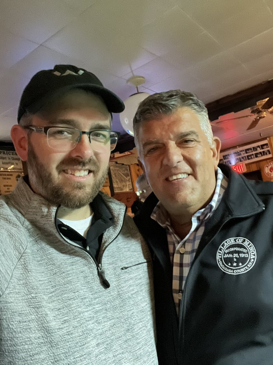 CoachBrazill's tweet photo. Congratulations to my father, @BillBrazill  for his successful re-election of the Mayor of Minoa! https://t.co/fOEgMxHmRv
