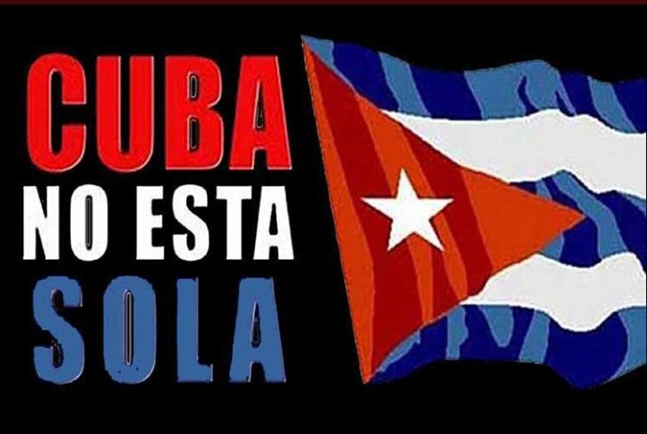 #CubaNoEstaSola gracias a todos los amigos y hermanos que nos ayudan y apoyan en los momentos difíciles.

#Cuba 🇨🇺 #CDRCuba