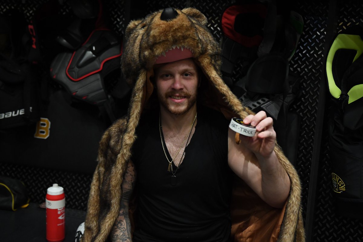 NHL's tweet photo. Pasta bear. 🍝🐻 https://t.co/UBPsKTO50V