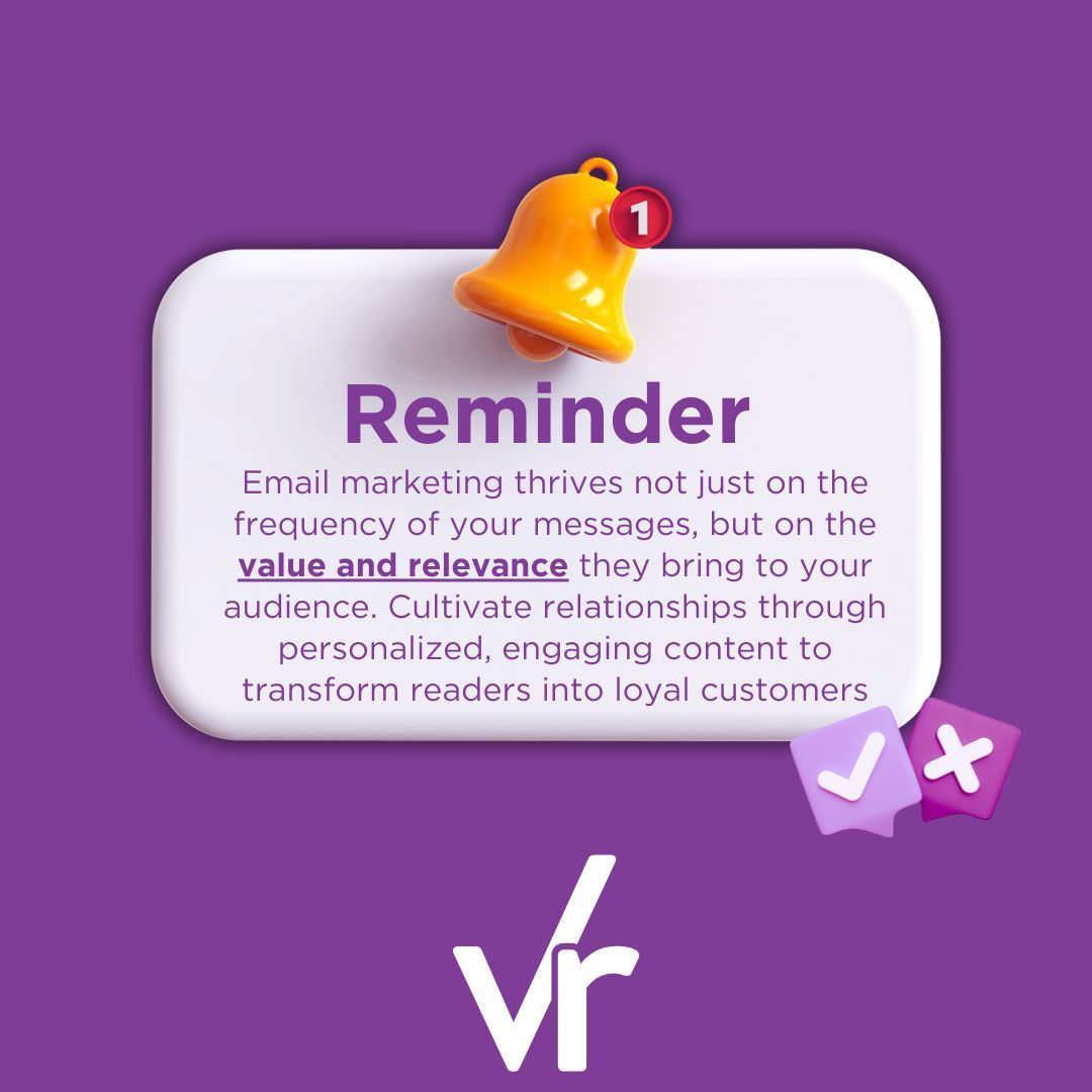 🔔 Remember, the power of email marketing is in the value and relevance to your audience! Join us at verticalresponse.com and take your first step toward mastering your email campaigns! 🌐✨ #EmailMarketingTips #ValueDriven #RelevantContent #FreeTrial #SignUpNow