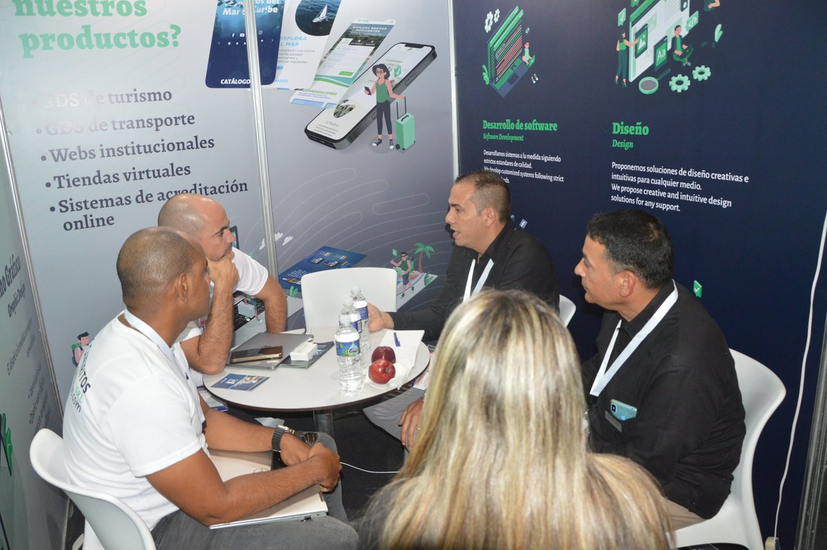 DatysCuba's tweet image. DATYS  y Guajiritos SRL  se reunieron hoy en el marco de la Feria Internacional de Informática 2024  con el objetivo de crear una alianza estratégica 🤝📈.

📌Un paso más hacia la digitalización de la sociedad cubana 🇨🇺.
#PorUnaSociedadDigital
#datys
 #DATYSenInformatica2024