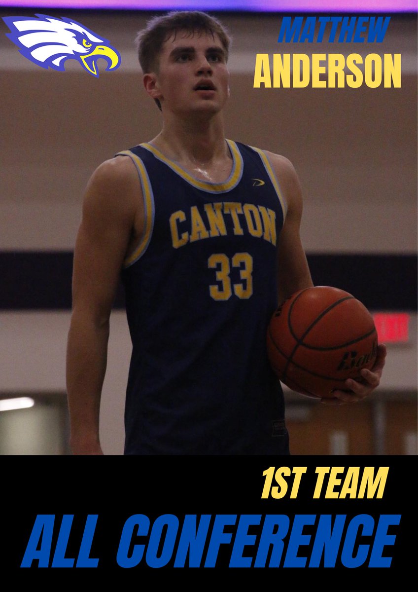 Canton C-Hawks Boys Basketball (@cantonbbb) on Twitter photo Congrats to <a href="/AndersonMatty5/">Matthew Anderson</a> for being named to the Dak XII All Conference 1st team! Proud of you and all of your accomplishments over the last 4 years. You’ve left a lasting impact on the program. 🧊 Congrats to <a href="/AndersonMatty5/">Matthew Anderson</a> for being named to the Dak XII All Conference 1st team! Proud of you and all of your accomplishments over the last 4 years. You’ve left a lasting impact on the program. 🧊