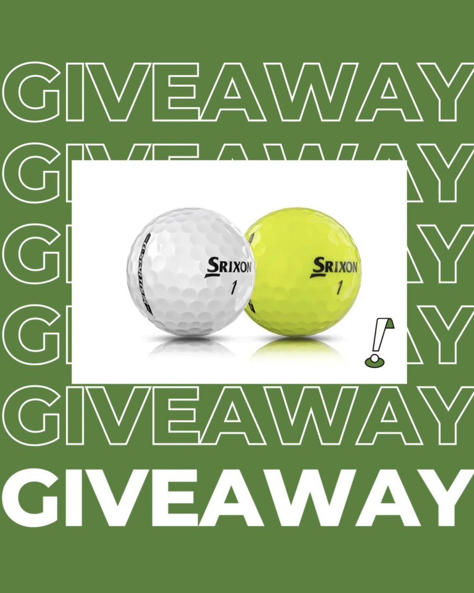 THPGolf's tweet photo. 🚨 GIVEAWAY 🚨

Win a box of @SrixonGolf Q-STAR TOUR Golf Balls (Pure White or Tour Yellow) 

To enter:
☑️ ❤️ &amp; RT this post
☑️ FOLLOW @thpgolf 
☑️ TAG someone who should be following THP &amp; tell us what color you’d choose https://t.co/2xNH6PTMEQ