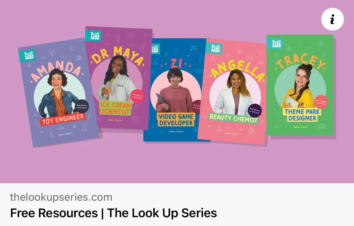 FREE women in STEM videos, lessons & books. Love the ice cream scientist!!! Check it out: thelookupseries.com/free-resources