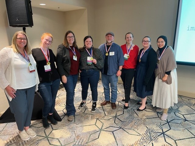 lizard_barnacle's tweet photo. Meet team Bilbo Swaggins, first place winners of #NARST24 STEM trivia!  @Rahmi_QA @JasonRWiles https://t.co/LXRlKKWxWa