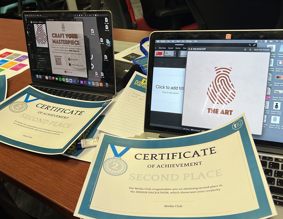 Reeema_art's tweet image. #Design_Hackathon #KFUPM 
2nd Place Winner 🥈