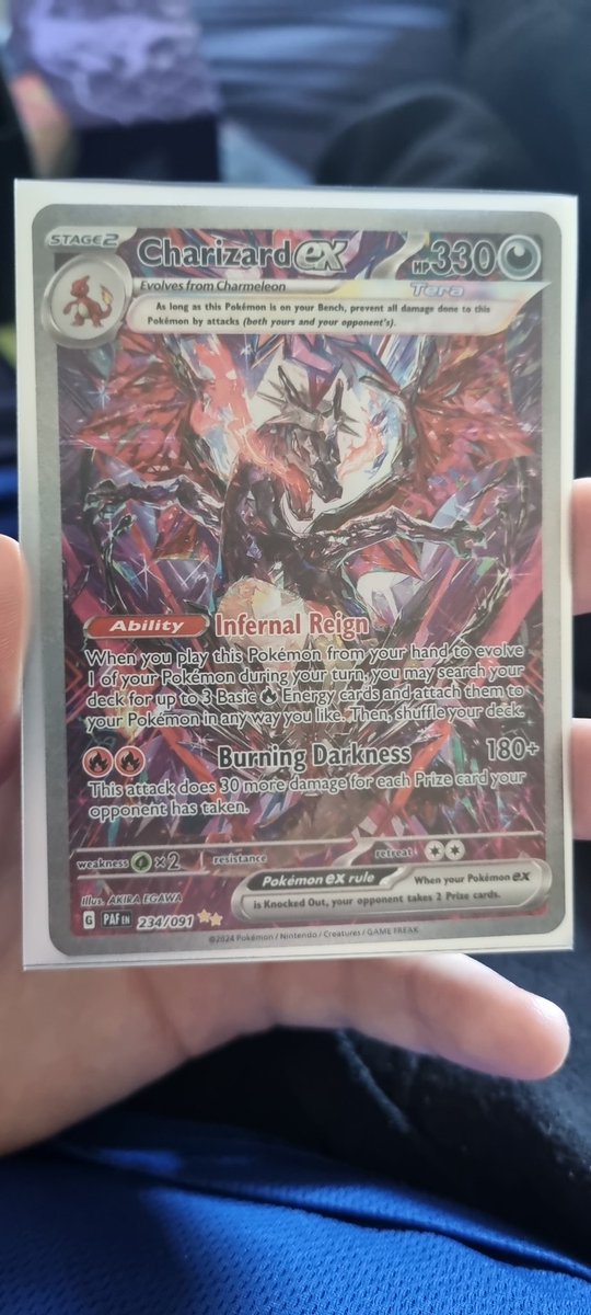 Did a little bit of retail therapy and got some paldean fates packs. Well this just paid for the entire purchase hahaha