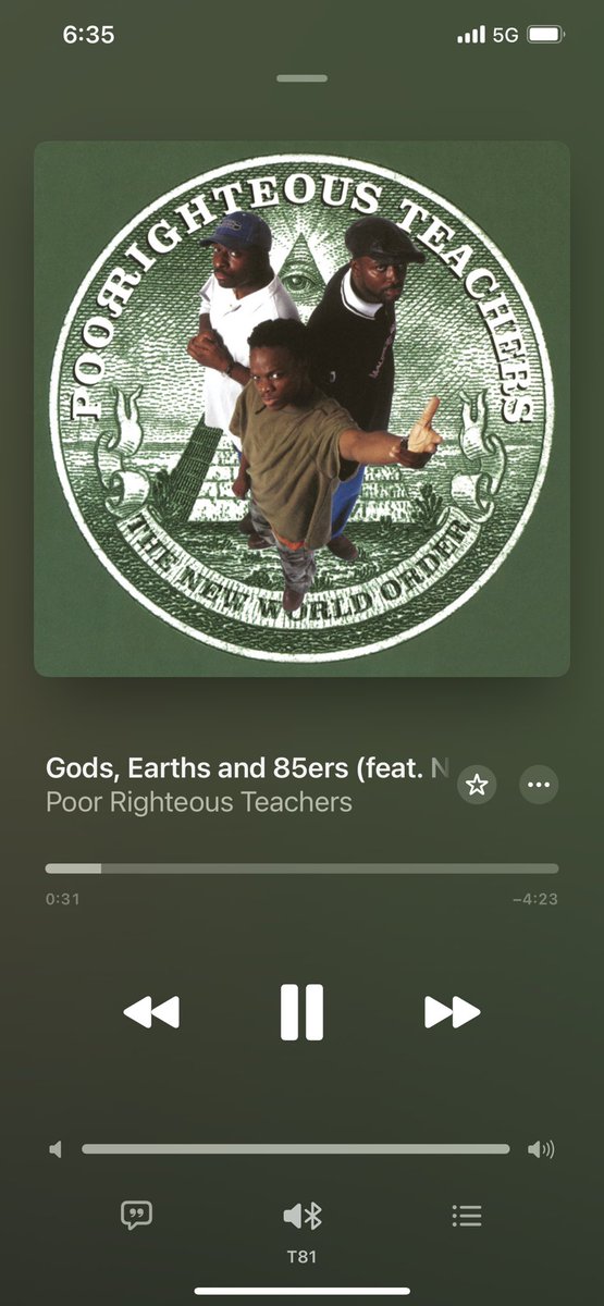 Good Mood Music to brighten up a Bumpy Day… #HipHop #Music #GoodMusic #Consciousness #AllahsFivePercent #FivePercenters
