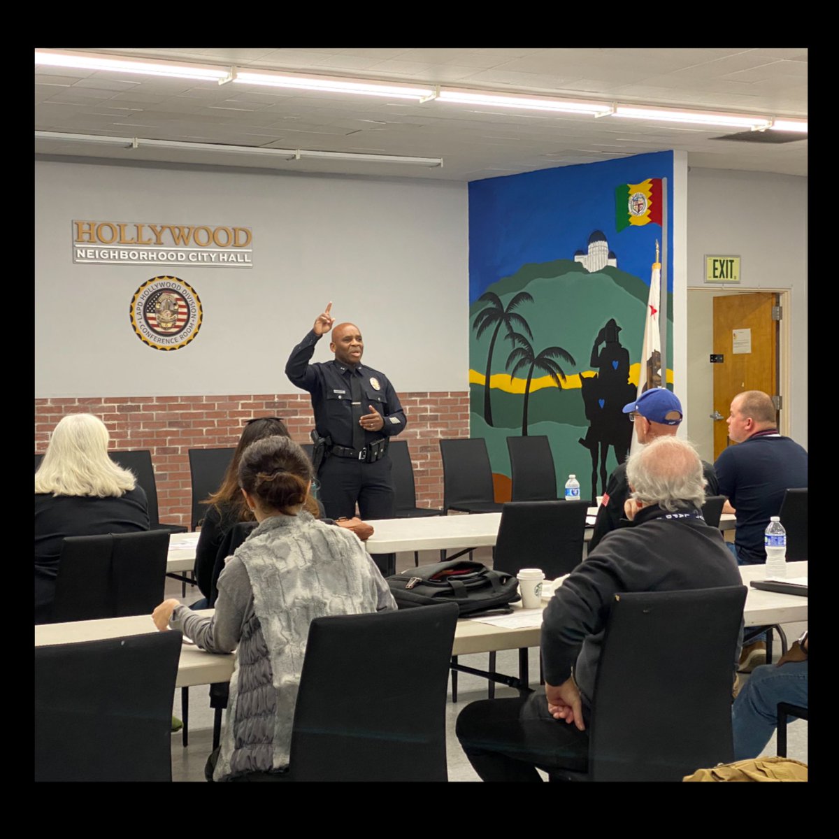 LAPDWestBureau's tweet photo. LAPD Operations West Bureau / Hollywood launched the 2024 Community Police Academy.
Community Members will go through 11 weeks of training and learn what it’s like to be an LAPD officer.
#LAPD #CommunityAndPolice #WorkingTogether https://t.co/s6cKJY7UoT