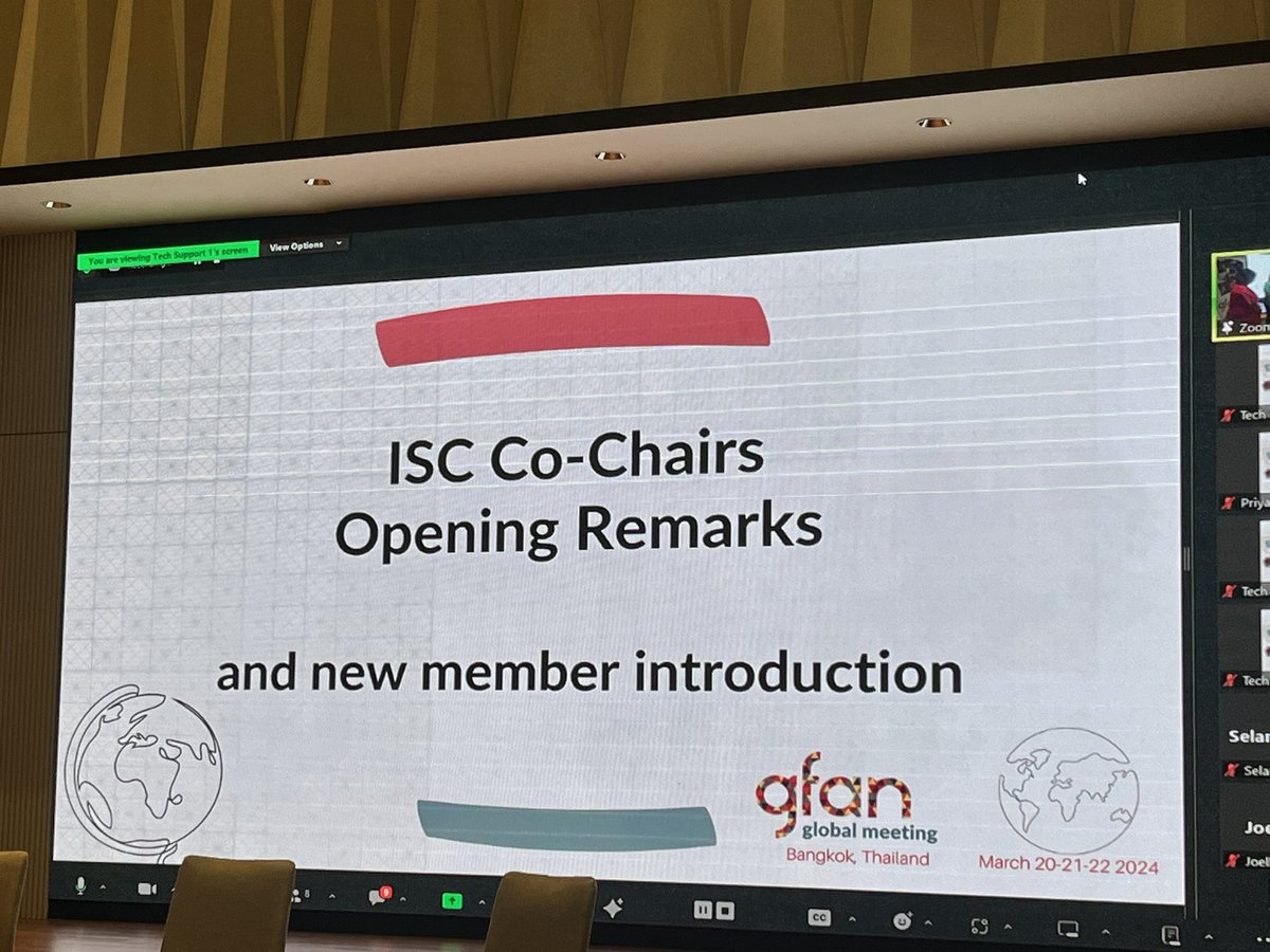 KannaRevanta's tweet photo. Excited to be at GFAN Annual Strategy Meeting in Bangkok! @SenooCecilia and I as co-chair of the #GFAN #ISC welcome the GFAN family of advocates, activists, allies, and partners to #GFAN2024 @GFadvocates https://t.co/0FykStjw5Q