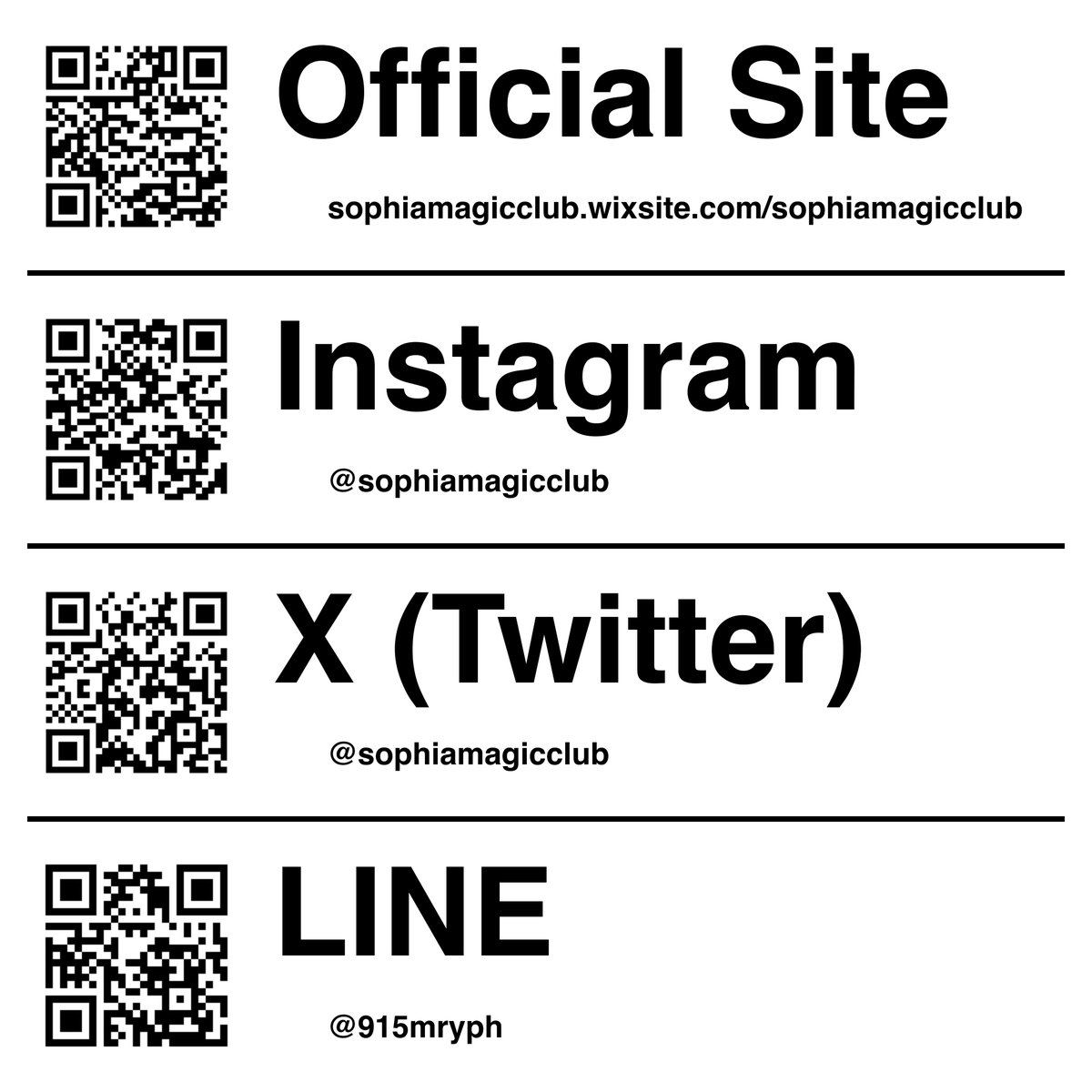 sophiamagicclub's tweet photo. 上智大学奇術研究会は今年もフレッシュマンウィークに参加します。是非お越しください。
場所
・紀-103教室
・F-7ブース
#上智大学 #SophiaUniversity
#上智大学奇術研究会 #SMC
#マジック #magic
#上智サークル #インカレ
#春から上智 #新歓
#フレマン #FreshmanWeek
#SMCFW24 #FW24 https://t.co/gEJTmhxspV