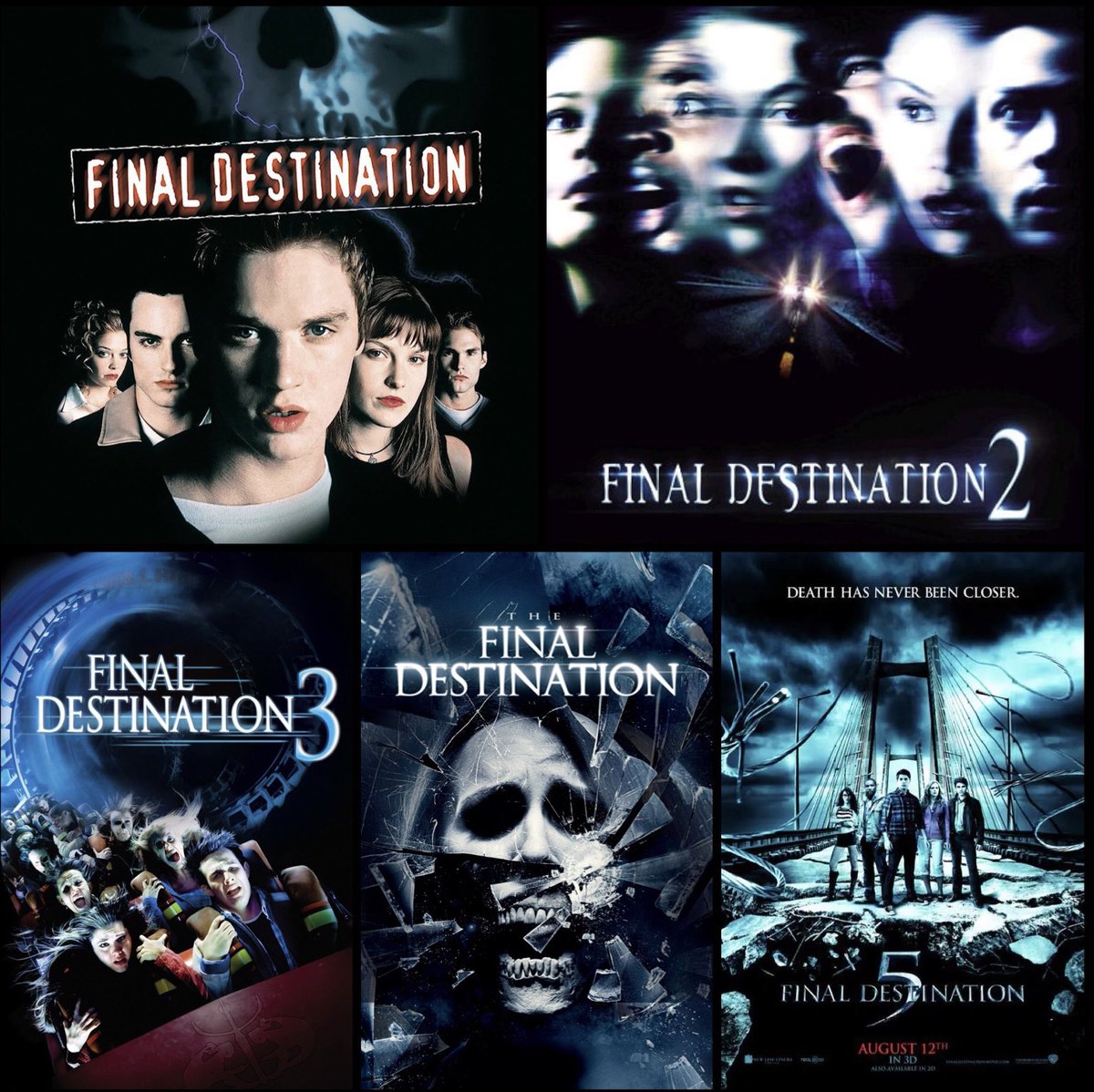 What is your favorite Final Destination film? Rank all 5?