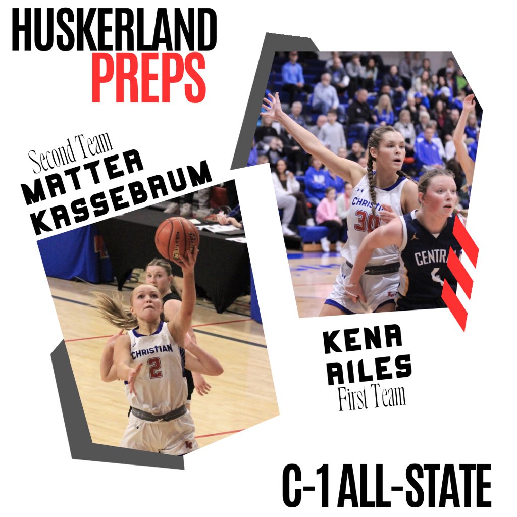 Congrats Kena and Mattea for being named to the HuskerlandPreps C-1 All-State teams ‼️ We are so proud of you both! #allin2324