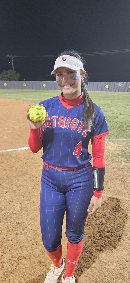 Congrats to the varsity softball team for getting one step closer to taking over first place by beating Seguin 16-9. Mara Wessling was the Patriot of the Game with one homerun and one grand slam! Lara Ramos also contributed to the slug fest with another homerun!