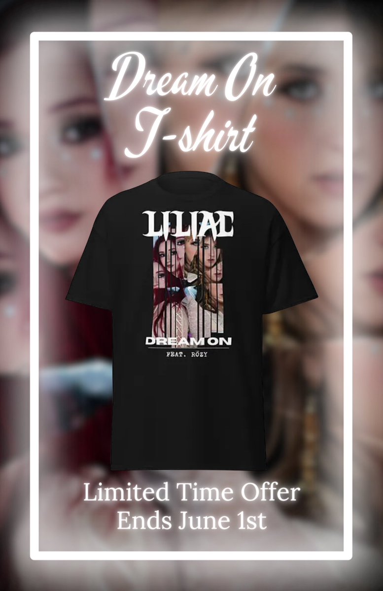 Exclusive T-shirt for our cover Dream On. Get it while you can at liliacband.com 🌟

@melodio_stargazer @therozyofficial <a href="/zoflo101/">Zoe Flores</a> 
—————————
#tshirt #dream #on #buy #liliac #rock #aerosmith