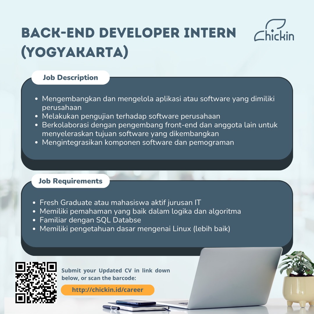 athasamid's tweet photo. Kantor ak lg butuh intern ini guys, bisa hybrid atau onsite jogja, monggo yg berminat 🙏 https://t.co/Whjqhpx7L8