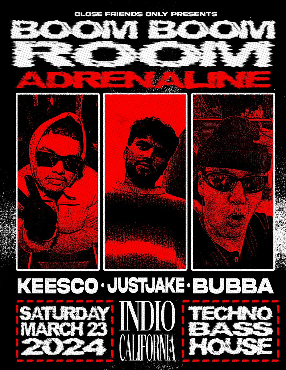 BOOMBOOMROOM. THIS SATURDAY MARCH 19th.

TICKETS SELLING FAST 🎟️🎟️🎟️

eventbrite.com/e/859721820107…
