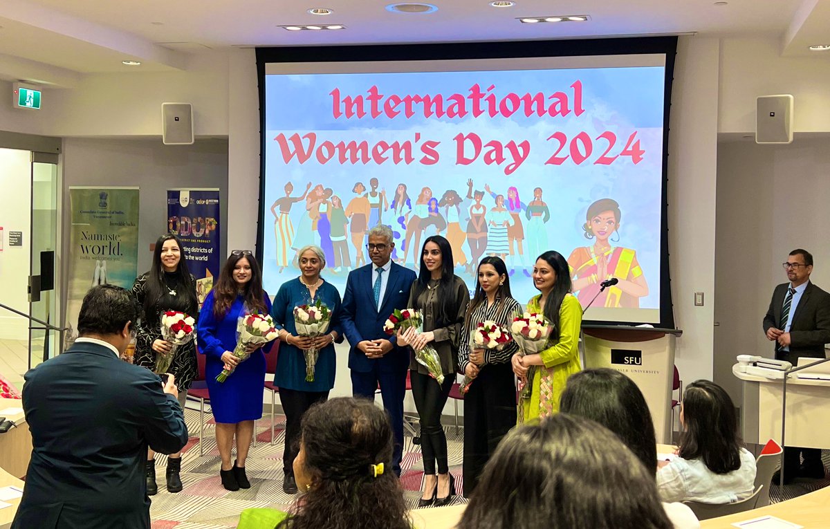 Nemy Banthia, PhD (@nbanthia) on Twitter photo Wonderful celebrating #InternationalWomensDay2024 with <a href="/cgivancouver/">India in Vancouver</a> !
Great insights by panelist on ways to achieve #diversity, #equity and #inclusion in workplace and in life!
#WomenInBusiness
<a href="/SFU/">Simon Fraser University</a> <a href="/BC_IBN/">BCIBN</a> <a href="/sobhanajm9/">Sobhana Jaya-Madhavan (Shob-na)</a> <a href="/narendramodi/">Narendra Modi</a> <a href="/TanviSolanki_/">Tanvi Jain 🇮🇳</a> <a href="/HCI_Ottawa/">India in Canada</a> Wonderful celebrating #InternationalWomensDay2024 with <a href="/cgivancouver/">India in Vancouver</a> !
Great insights by panelist on ways to achieve #diversity, #equity and #inclusion in workplace and in life!
#WomenInBusiness
<a href="/SFU/">Simon Fraser University</a> <a href="/BC_IBN/">BCIBN</a> <a href="/sobhanajm9/">Sobhana Jaya-Madhavan (Shob-na)</a> <a href="/narendramodi/">Narendra Modi</a> <a href="/TanviSolanki_/">Tanvi Jain 🇮🇳</a> <a href="/HCI_Ottawa/">India in Canada</a>