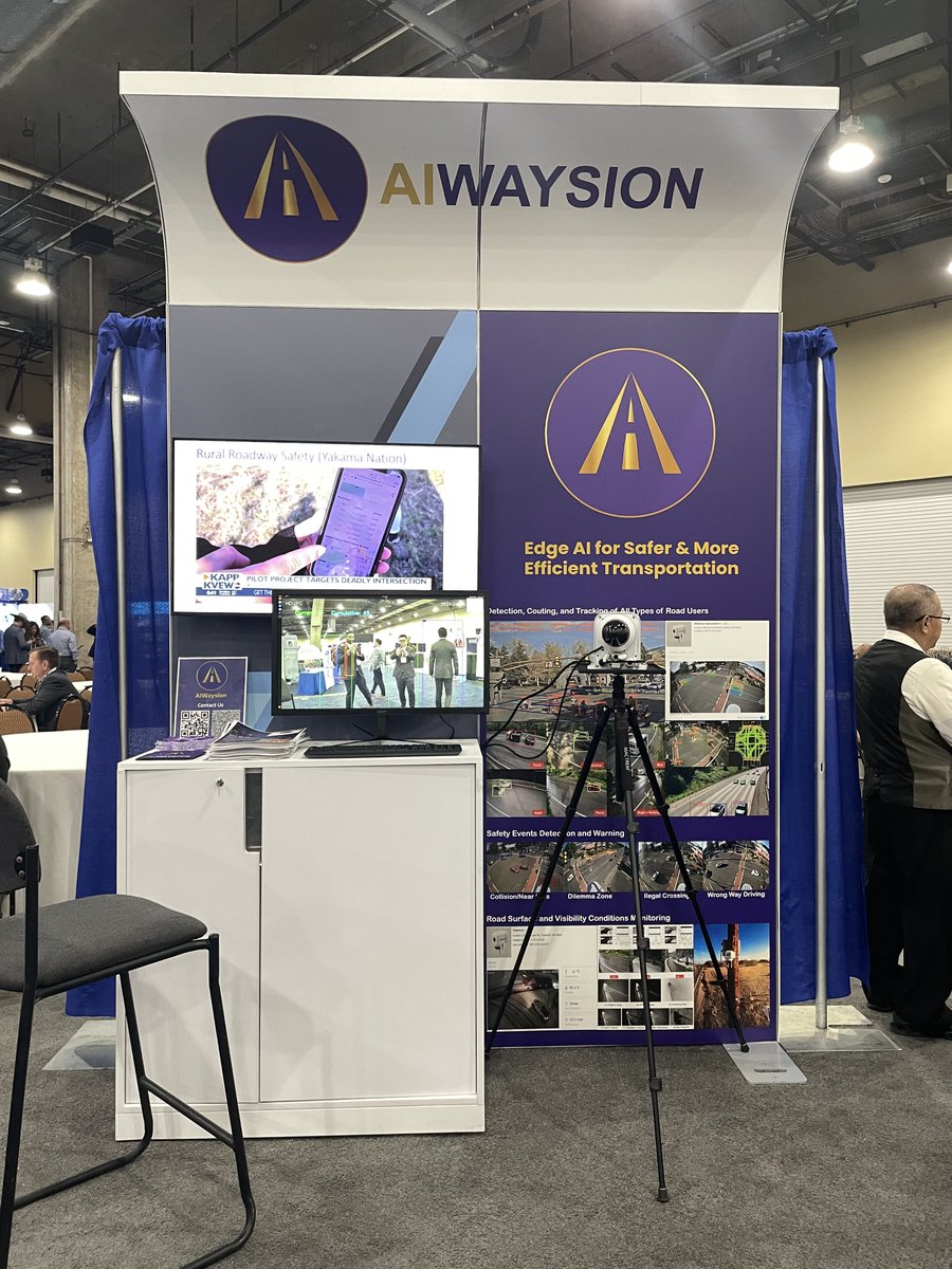 aiwaysion's tweet photo. 🚀 Excited for #ITSAmerica Conference 2024! 🚀Join #AIWaysion at Booth #2353, Phoenix Convention Center, Apr 23-25. Discover our award-winning Edge AI technology. 🏆 Let's shape the future of transportation together! 🛣️ #EdgeAI #SmartMobility #Innovation🚀 @ITSAEvents https://t.co/qeDLu84dcg