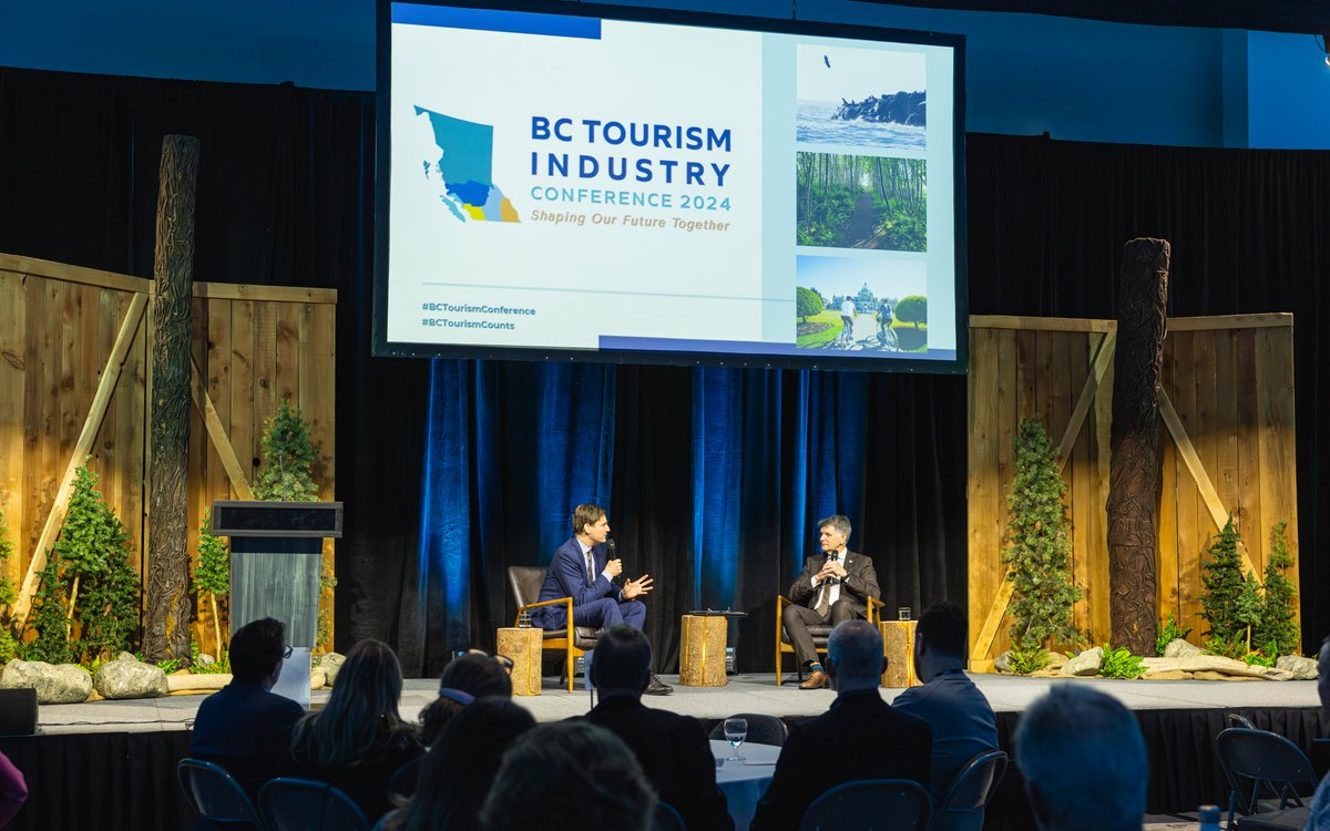 ArkitekCreative's tweet photo. Highlights from the 2024 BC Tourism Industry Conference in Victoria, BC earlier this month.

@tiabc_ca @yyjconferences @victoriavisitor @Dave_Eby @waltjudas @clintfraser_ @rmountaineer

#BCTourismConference #ShapingOurFuture #TourismLeadership https://t.co/W8HE9vrqbA