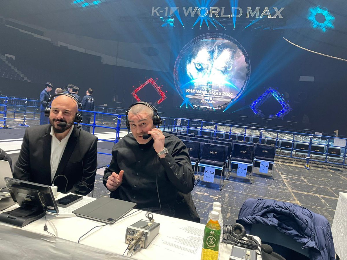 For international signal, Michael Schiavello is ready to go!
#k1worldmax