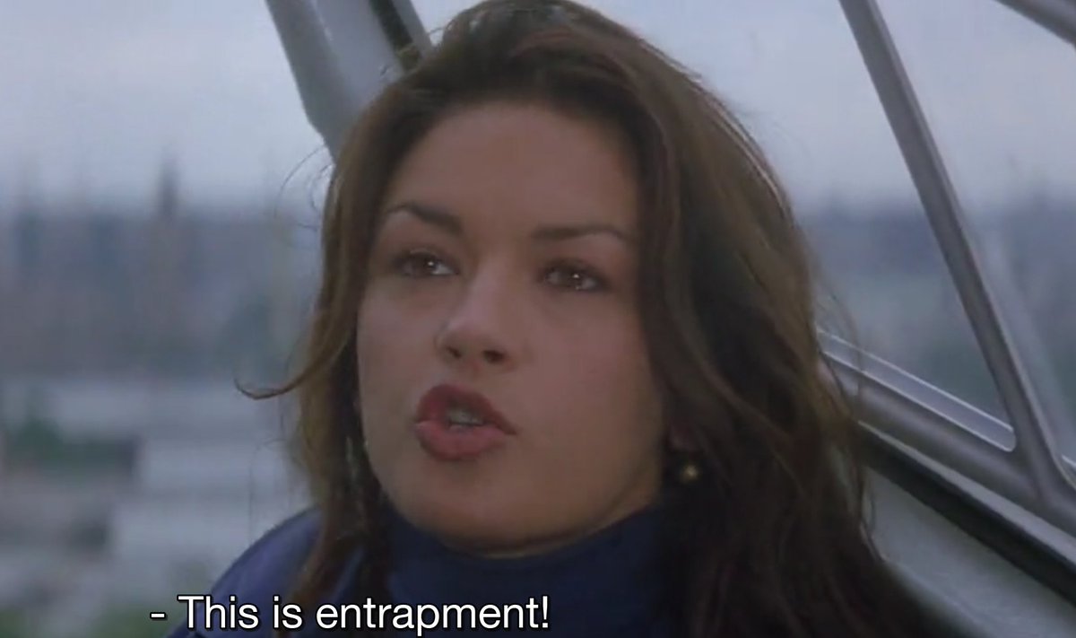 puppyteeth's tweet photo. me when i'm watching Entrapment (1999) https://t.co/QVypgTK97D