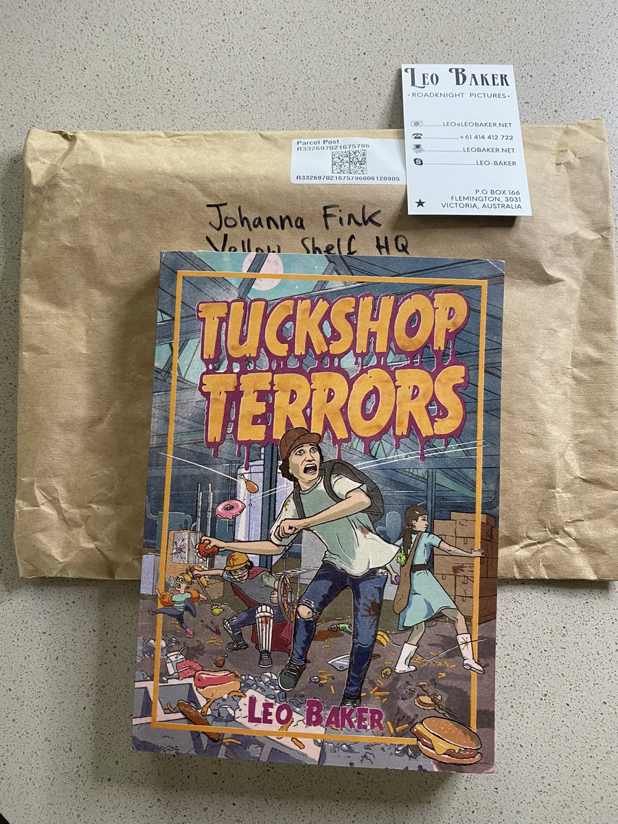 Yellowshelf22's tweet photo. When you next need to purchase a kids book ….   

TuckShop Terrors, by Leo Baker

A fun contemporary fiction novel for kids

To be featured on Yellow Shelf soon.

Released May.

@LeoMBaker 
#kidsbook #BookRecommendation https://t.co/kffwlzHxVf