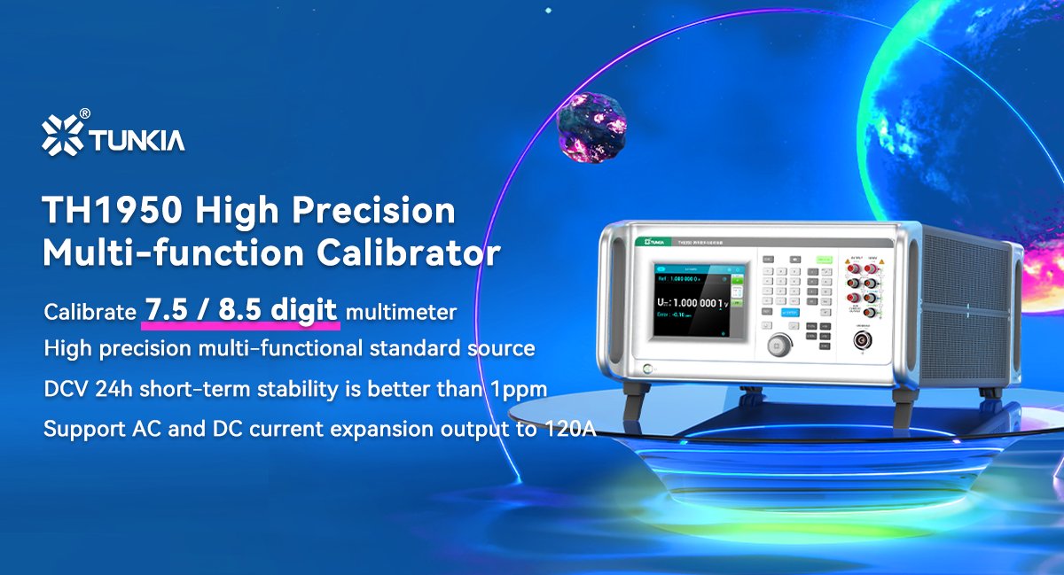 Tunkia__'s tweet image. Introducing the TH1950 High-Precision Multi-function Calibrator, a multiproduct caibrator tailored for 7.5 and 8.5 multimeter calibration needs.
#multiproduct #multimeter