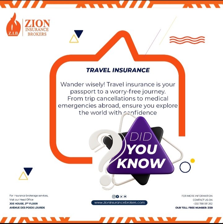 ZionBrokers's tweet image. DID YOU KNOW Travel Insurance is your passport to a worry-free journey.