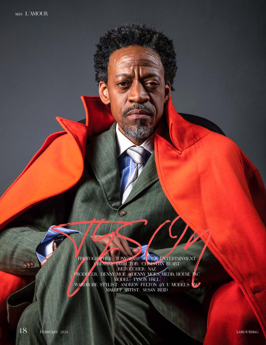 satchcat7net's tweet photo. Actor Tyson Hall came to the studio and show's off his modeling skills, see for yourself. (Photo - Tony Ware, MUA - Susan Reid, Stylist - Andrew Felton, Creative Director -  Christian  Ruart. Retouching by Image repairing - Naz. https://t.co/jQQoJY0kf7
