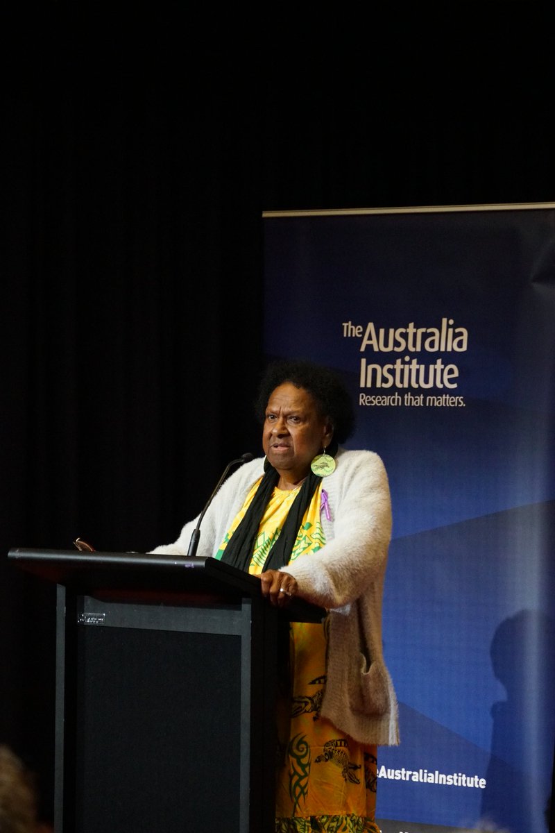 “No more lies, no more band aid solutions.” “We are trying to make our voices, knowledge and culture heard by people in power.” “Let’s fight this together for the future of our beautiful world.” Powerful address from Dr Aunty McRose Elu at the #ClimateIntegrity Summit #auspol