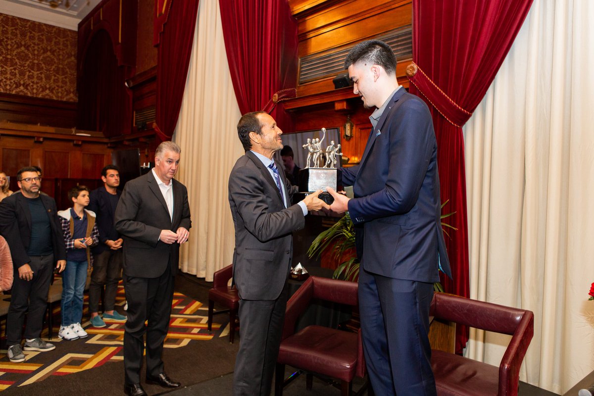 Congratulations to our 2023 Wooden Award Winner <a href="/zach_edey/">zach</a> on becoming the all-time leading scorer in Purdue history! Coach Wooden was a Boilermaker, he would be proud of you and your teamwork! 

<a href="/BoilerBall/">Purdue Men's Basketball</a>