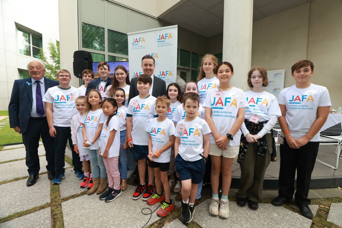 Sincere thanks <a href="/Mark_Butler_MP/">Mark Butler MP</a> &amp; Dr Mike Freelander MP for announcing the first major federal gov’t investment in a national program to shorten delays in diagnosing juvenile arthritis. It’s vital to intervene early to prevent children from developing disabilities.