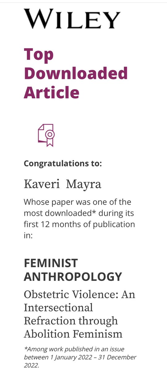 It seems people are interested in reading about #ObstetricViolence 🤹🏽‍♀️ BTW - here’s the link to our paper. doi.org/10.1002/fea2.1… @RodantevdWaal @feministnoire @DrRChadwick @CamillaPickles @sheena_byrom @bashazard @NRubashkin @DanielaDrandic @drdanaaindavis @world_midwives