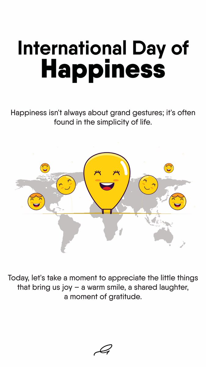 #InternationalDayOfHappiness #Happiness #happinessday #simplejoys #Gratitude #Smile