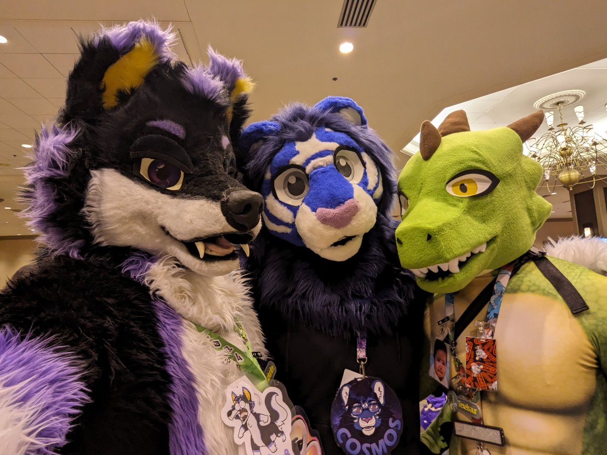 Had a great time at #TFF2024 catching up with friends old and new, including these floofs! Even though the weekend was incredibly busy and condensed, I enjoyed all of the interactions, hangouts, and snugs! Would love to return next year if I can!