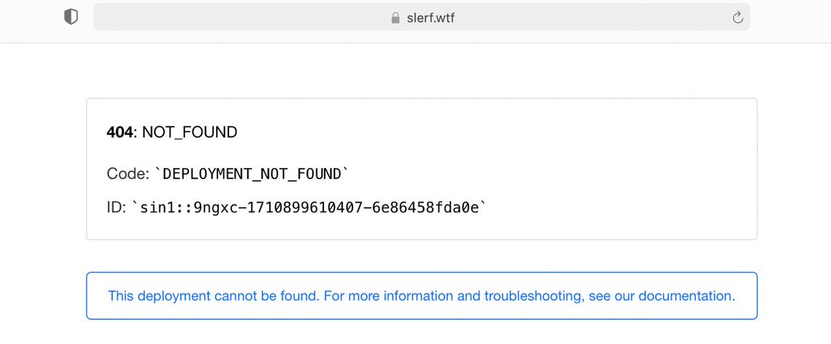 404: NOT_FOUND
This is definitely destiny. It's our turn to cook it.
