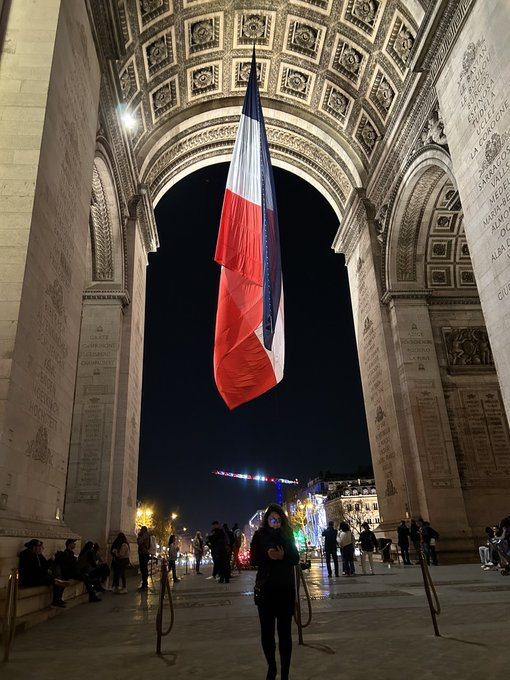 I arrived at Paris 🫶 #Paris  #thearchoftriumph https://t.co/FgGkIuciu3<a href="/tag/paris"class="tags">#Paris</a><a href="/tag/thearchoftriumph"class="tags">#thearchoftriumph</a>