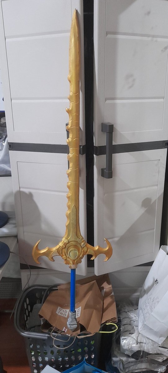 adrentik's tweet photo. here is the trabsformation of byleths sword of the creator from #FE3H  though. with #RenfairePH being so close im both excited and nervous since its my first time in baguio https://t.co/PXatR1Mq8L