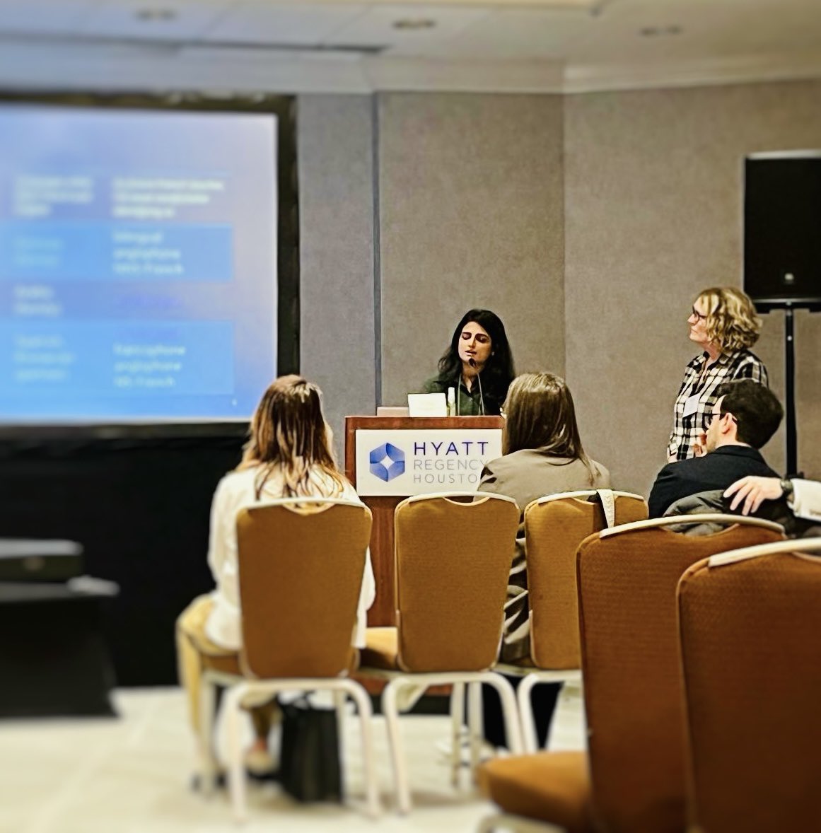 SadiaShad1's tweet photo. What a stellar conference experience it was! Loved attending all the inspiring plenary talks, sharing my work, and (re)connecting with friends and colleagues. 
Thankful to our team UBC for creating such an incredible and inclusive community!!
#AAAL2024 https://t.co/OXxr1TcWXR