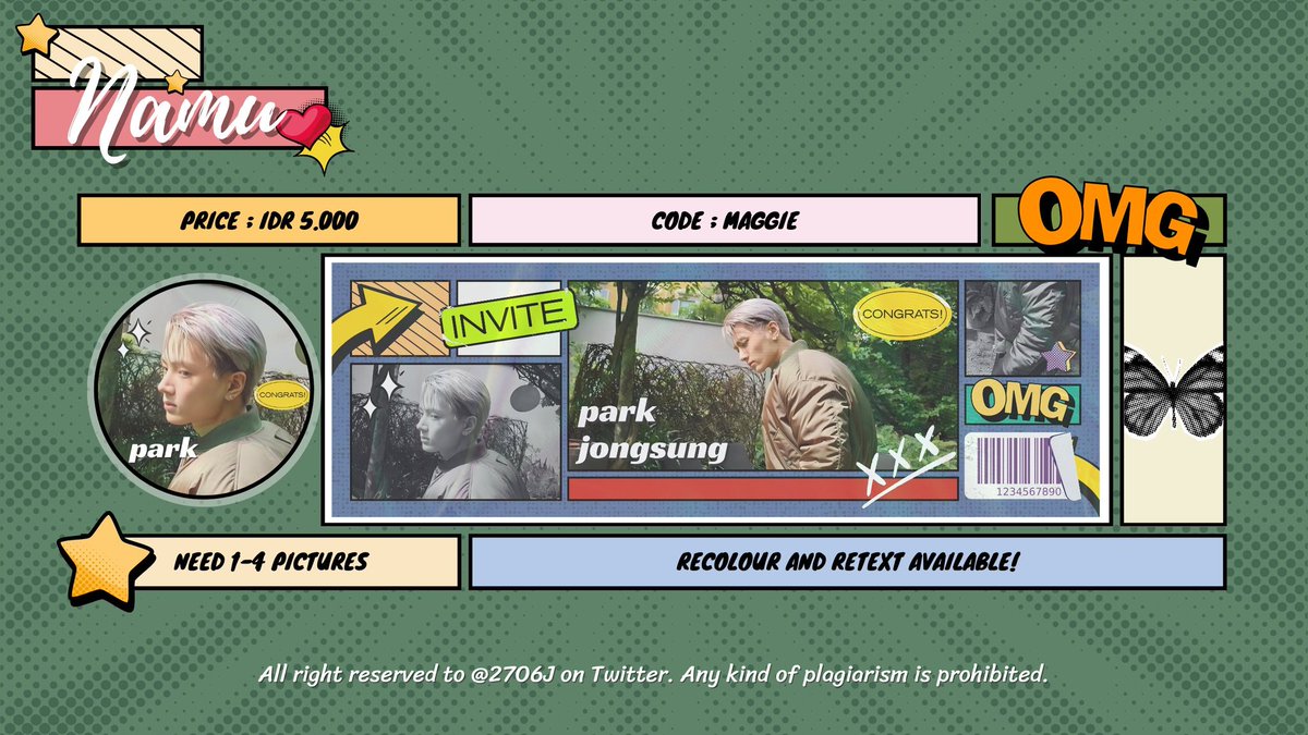 27O6J's tweet image. [♡] LAYOUT BY REQ

Namu open order untuk 4 katalog dibawah yapp 🙌
Order via DM boleh langsung isi form via carrd 💕

More information feel free to contact me via DM yapp. Danke ❣