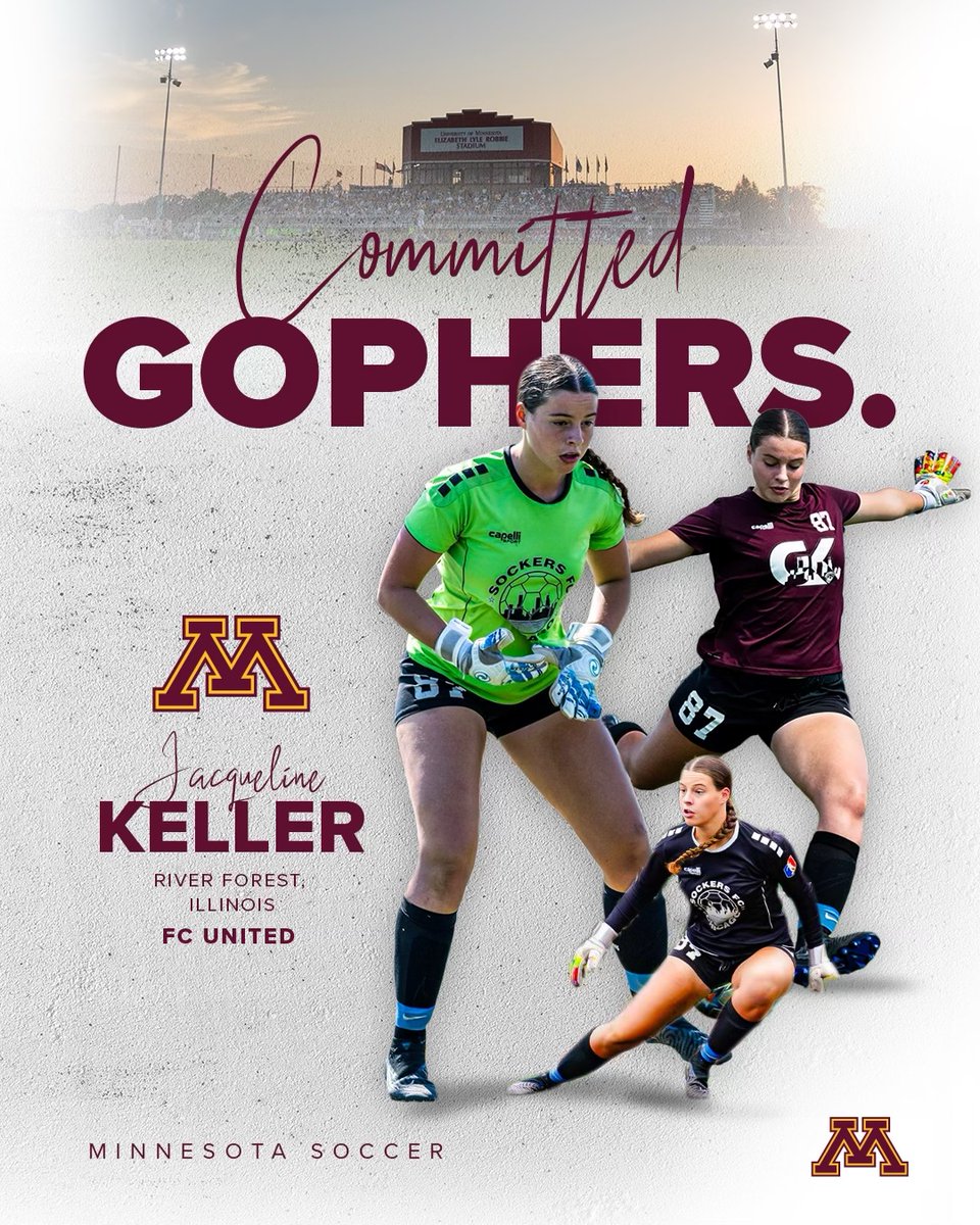 I am so excited to announce that I have verbally committed to continue my athletic and academic career playing D1 soccer at the University of Minnesota! I would first like to thank my friends, family and God for being a light through this journey. A special thanks to my coaches