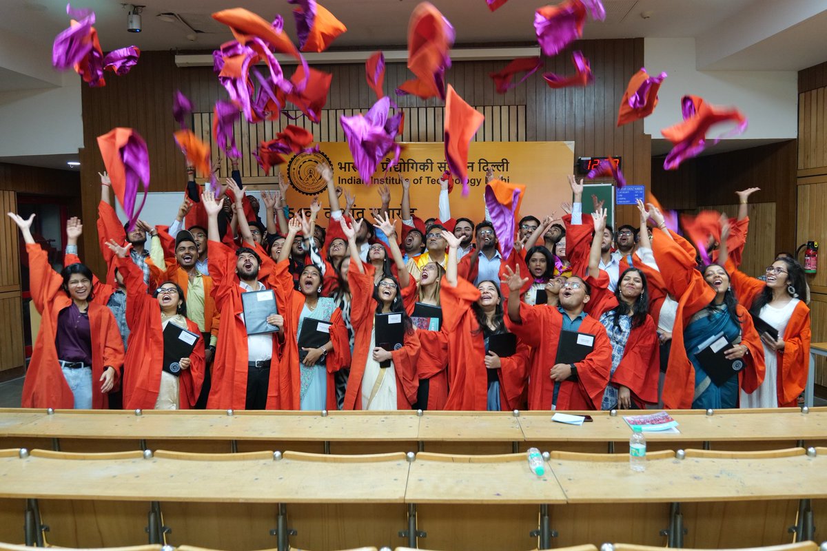 Hey everyone! I am thrilled to announce that I have recently graduated from the prestigious IIT Delhi.
A major milestone in my academic journey! I am deeply grateful to my professors, family, and friends who have supported and challenged me throughout this journey. 

#IITDelhi