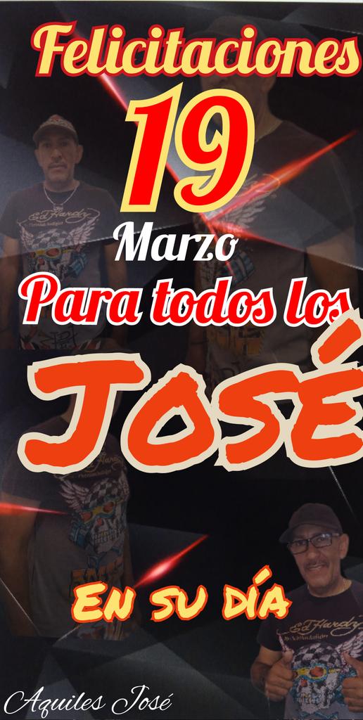 Felicitaciones a todo los *José* en su día de santo #19Marzo  ☺️😇 #Enterate