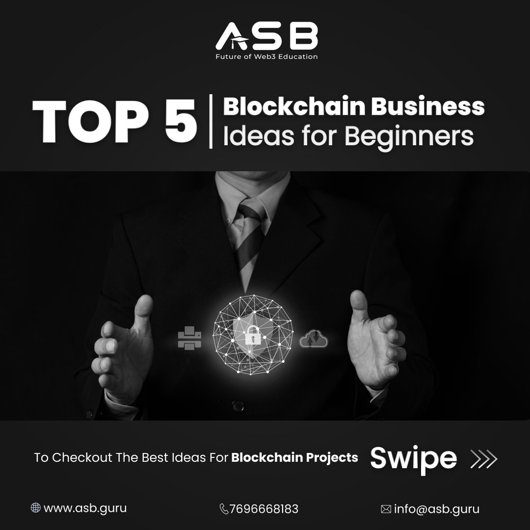 ASBAcademy360's tweet photo. Trek the path of blockchain with the most interesting and useful applications!
#blockchaintraining #blockchaincourses #trainingcourses #BlockchainBasics #ASB https://t.co/AUQtDQ8udr