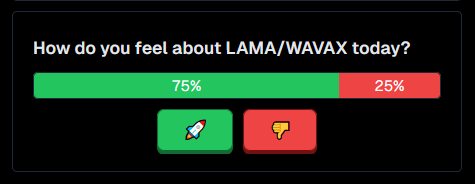 SMASH that 🚀 button ! $LAMA

geckoterminal.com/avax/pools/0xf…