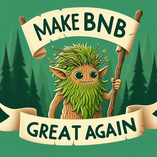 EntsBNB's tweet photo. It's time, #ENTS will make #BNB great again https://t.co/k7LuuKj9gj